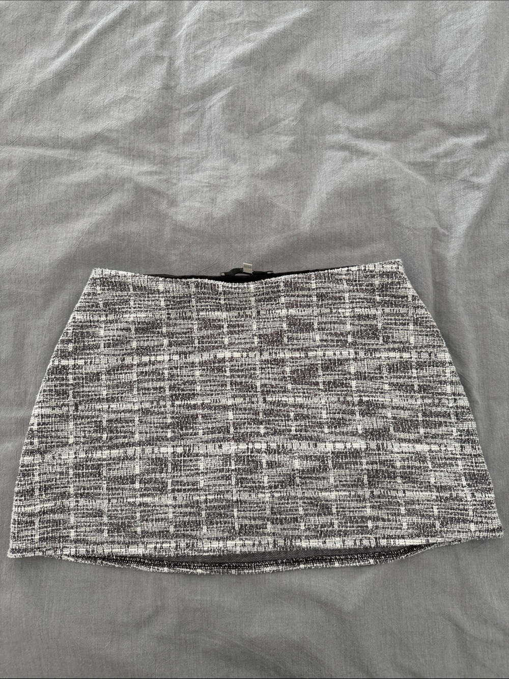 Kith Black & White Tweed Mini Skort